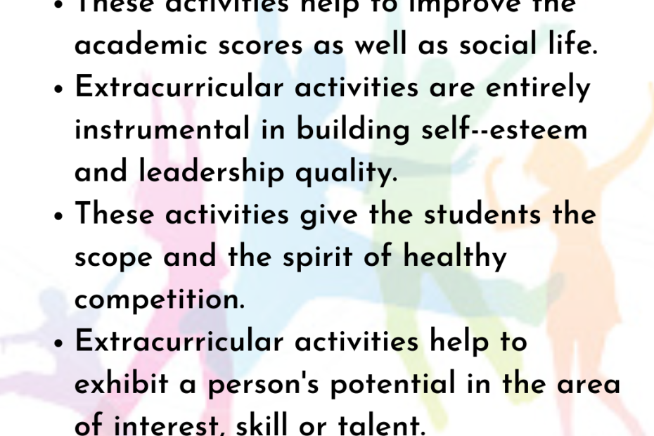 Extracurricular Activities Essay | Essay On Extracurricular Activities For  Students And Children In English - A Plus Topper