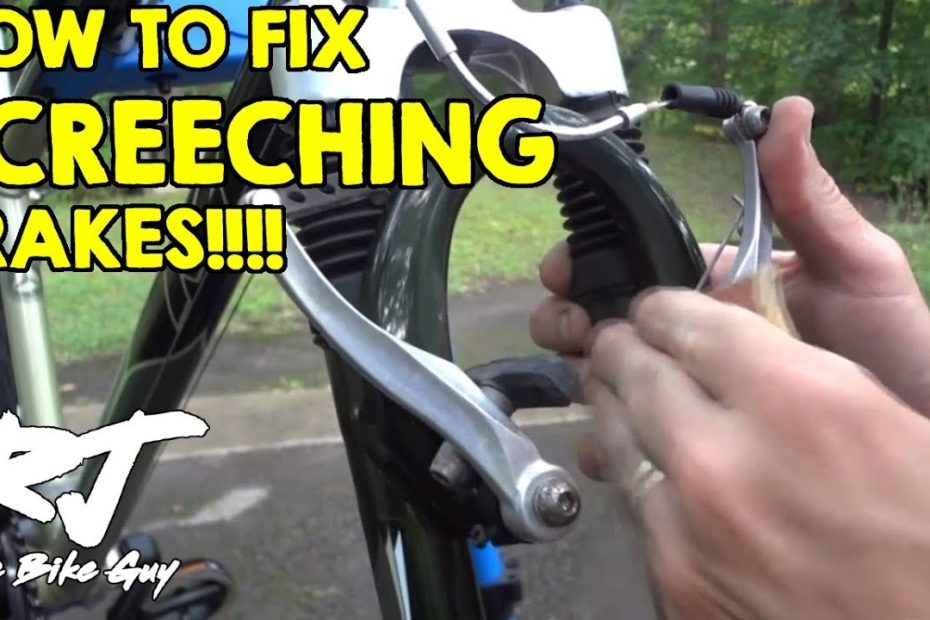 How To Fix Loud Squealing Screeching Bike Brakes - Youtube