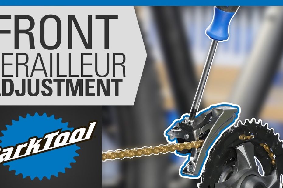 How To Adjust A Front Derailleur - Youtube