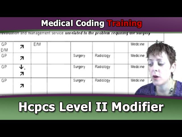 How Are Hcpcs Level Ii Modifiers Arranged In The Hcpcs Level Ii Code?